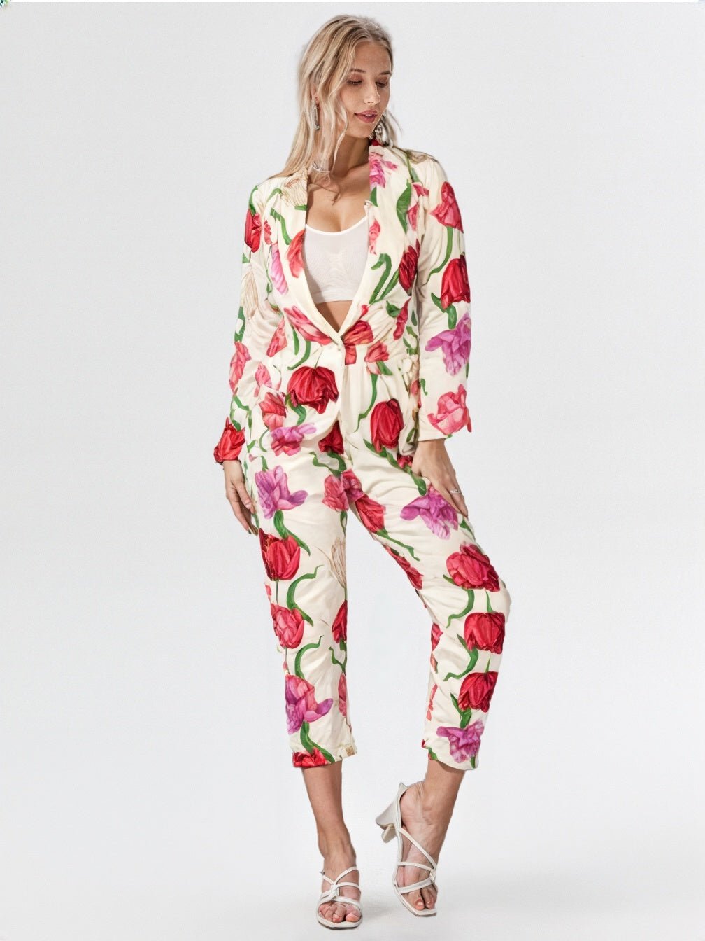 Blumed Tulip Blazer Set - GorgeousGul