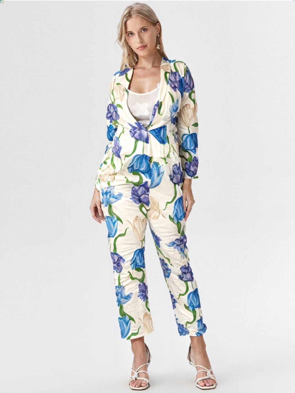 Blumed Tulip Blazer Set - GorgeousGul