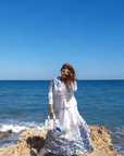 Santorini Blue Skirt Set - GorgeousGul