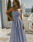 Santorini Stripe Midi Dress - GorgeousGul