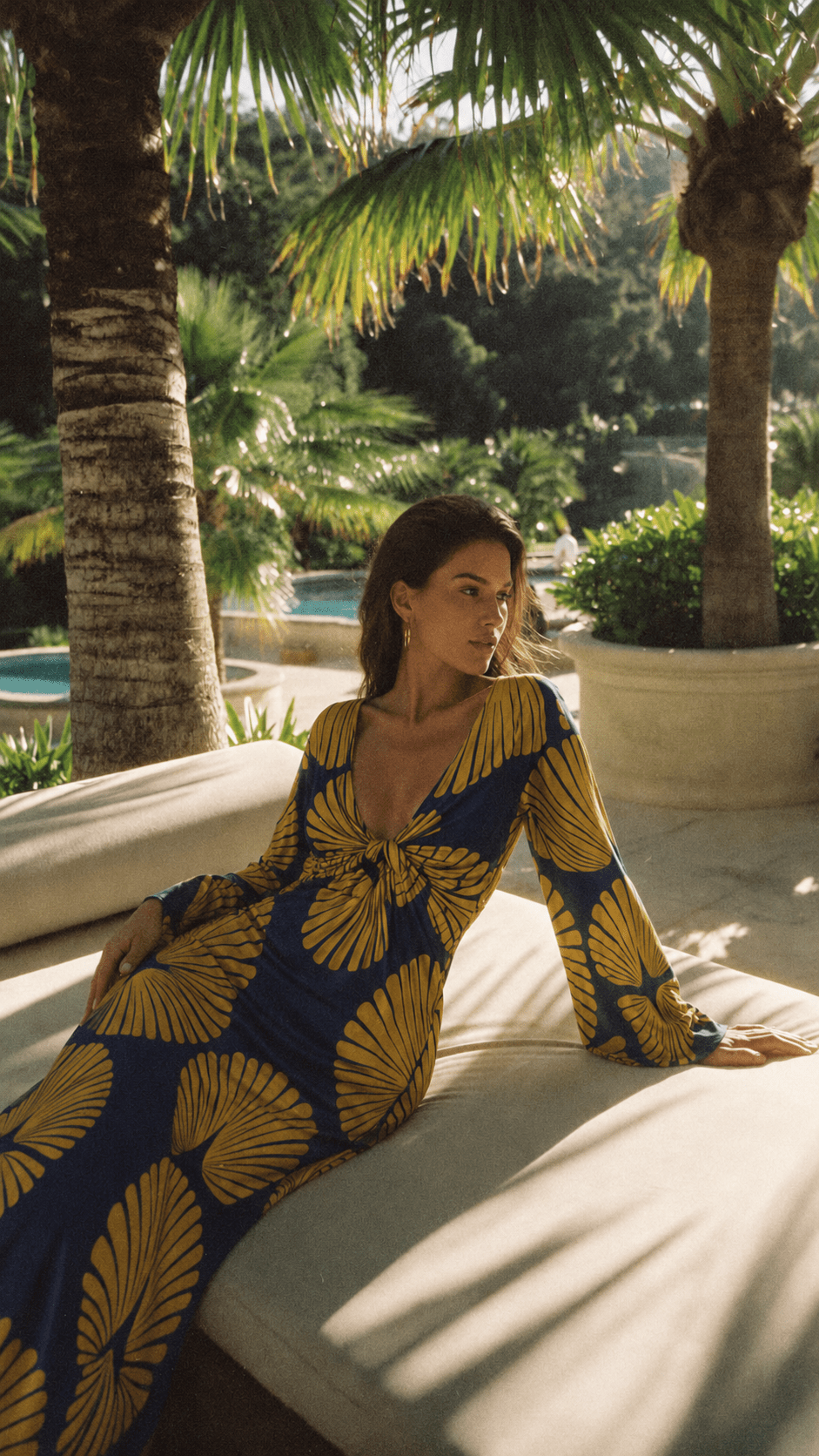Golden Shell Resort Dress – GorgeousGul