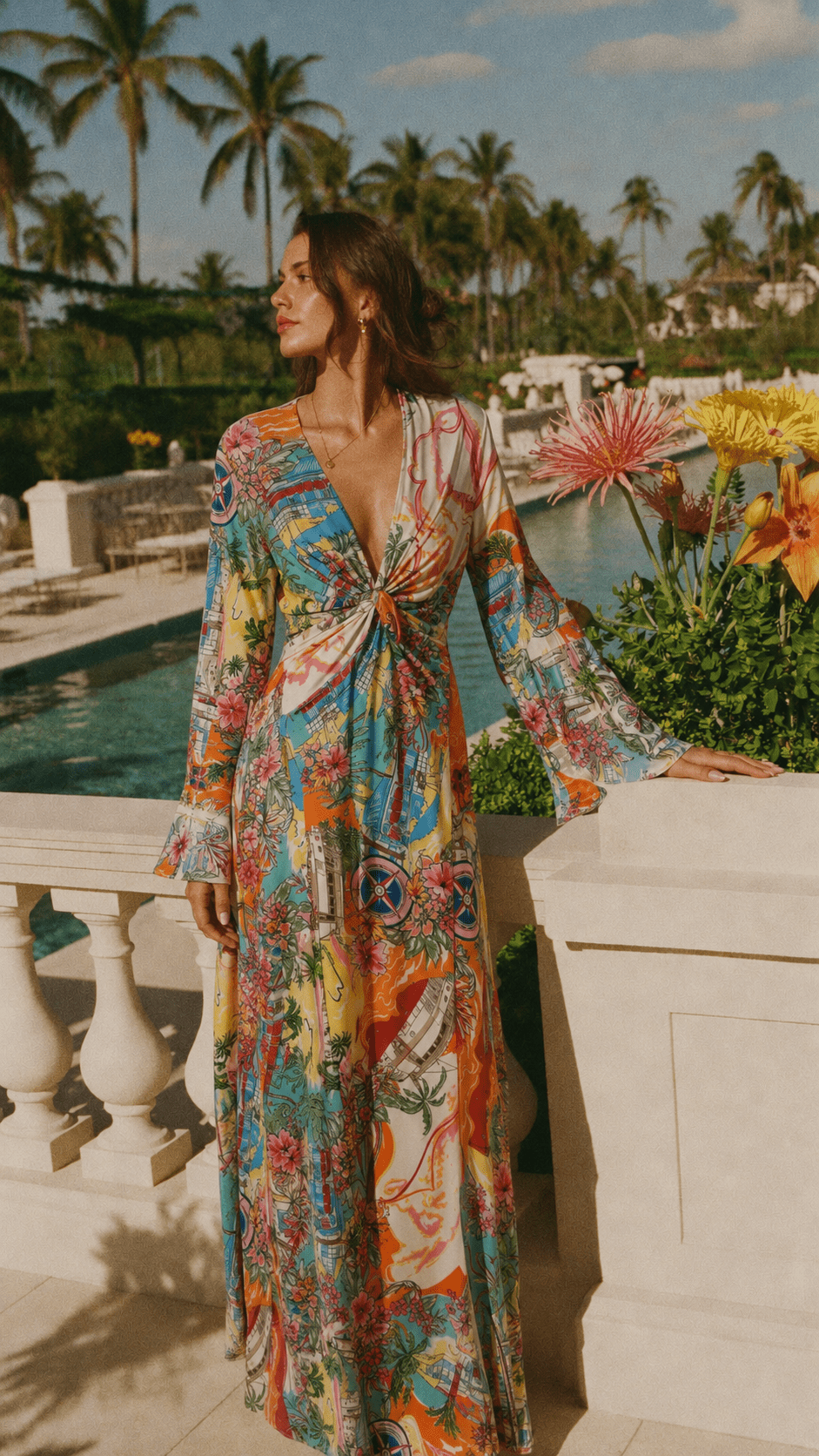 designer resort dress Colorful Maxi Name/Description:Abbie Deposit - Mini Beaded w Cape baby dresses Top 10 Bridal Shops dramatic layered ruffles
