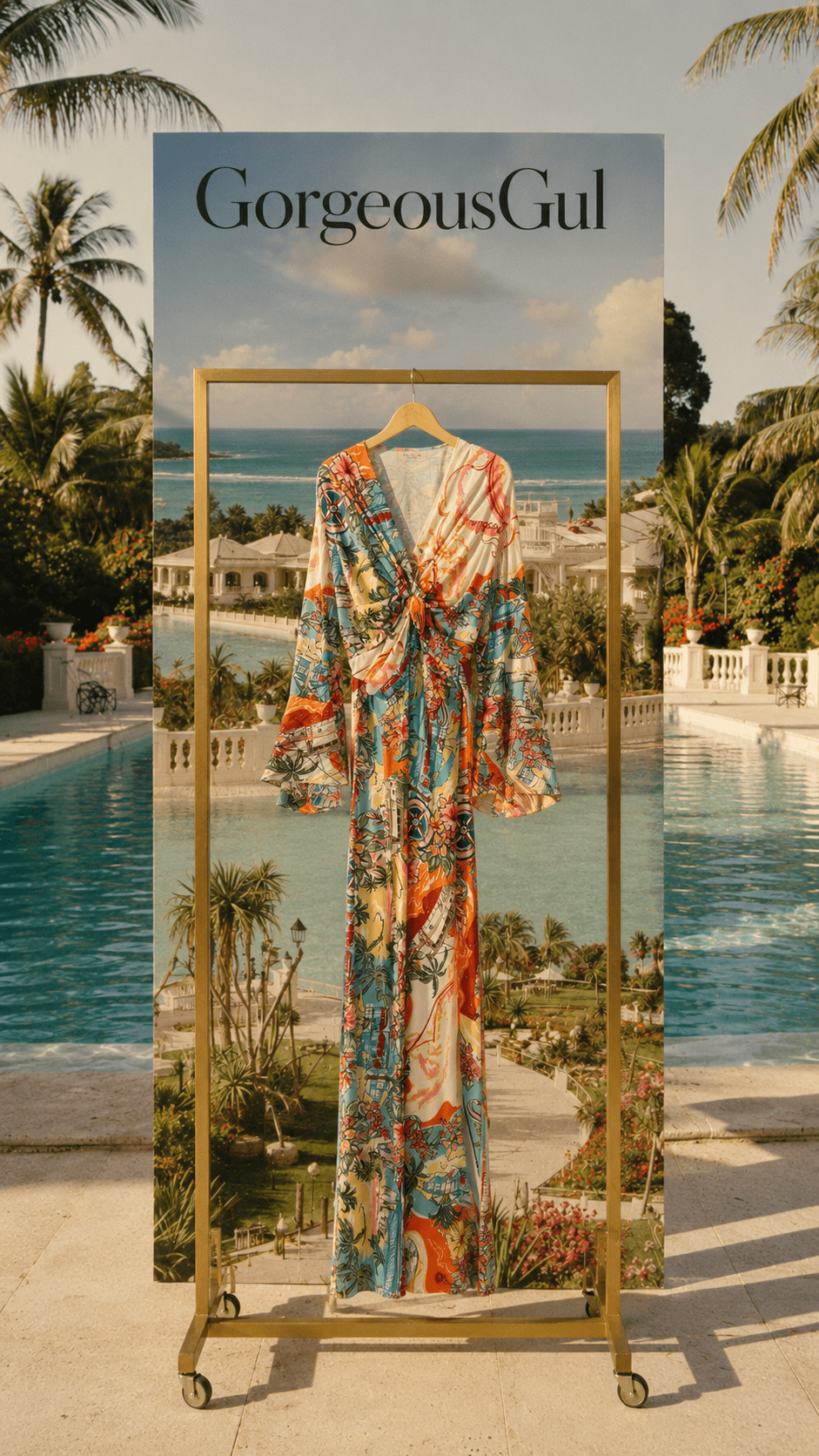 Colorful Resort Maxi Dress – GorgeousGul