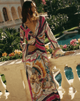 Fuchsia Equestrian Maxi Dress - GorgeousGul