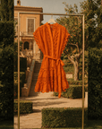 Tangerine Lace Mini Dress - GorgeousGul