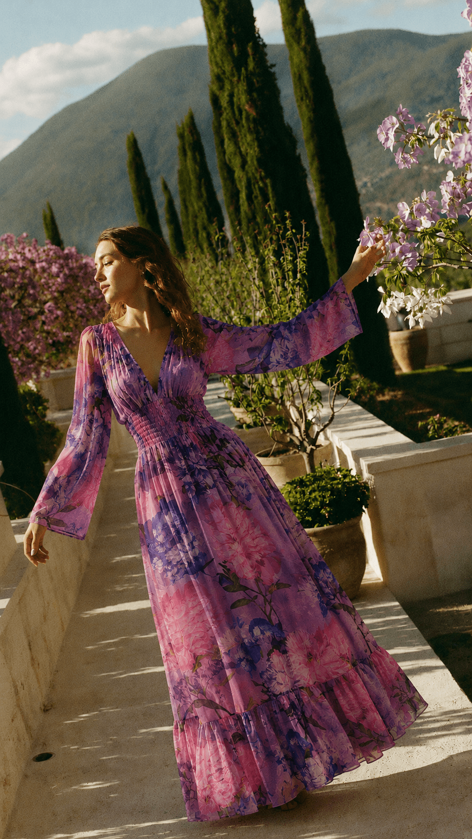 Lavender Bloom Maxi Dress – GorgeousGul