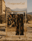 Espresso Abstract Shirt Set - GorgeousGul