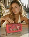 Coral Bloom Clear Shoulder Bag - GorgeousGul