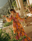 Orange Blossom Smocked Dress - GorgeousGul
