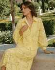 Lemon Bloom Lace Top - GorgeousGul