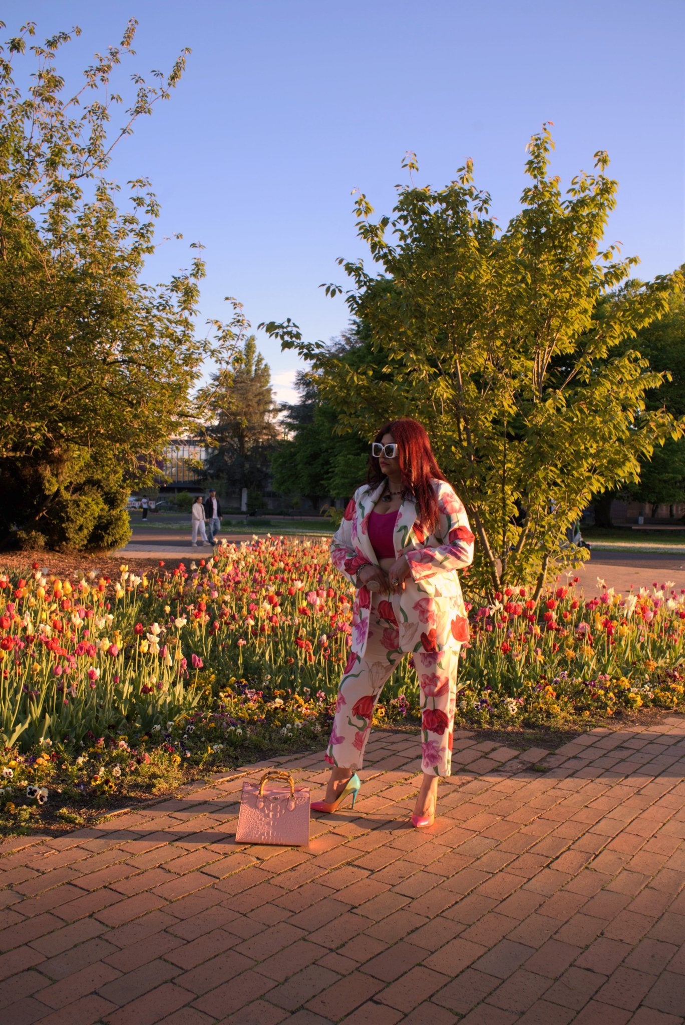 Blumed Tulip Blazer Set - GorgeousGul