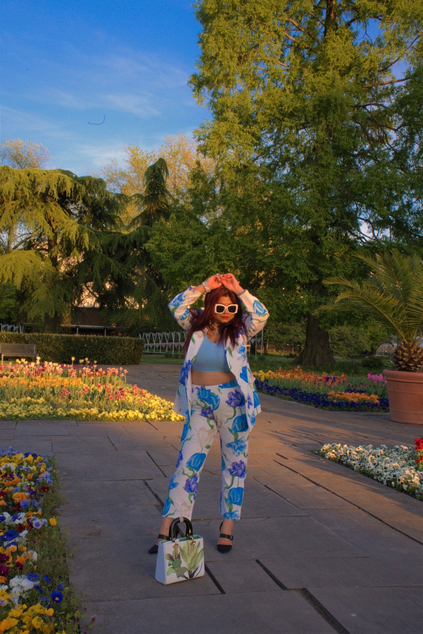 Blumed Tulip Blazer Set - GorgeousGul