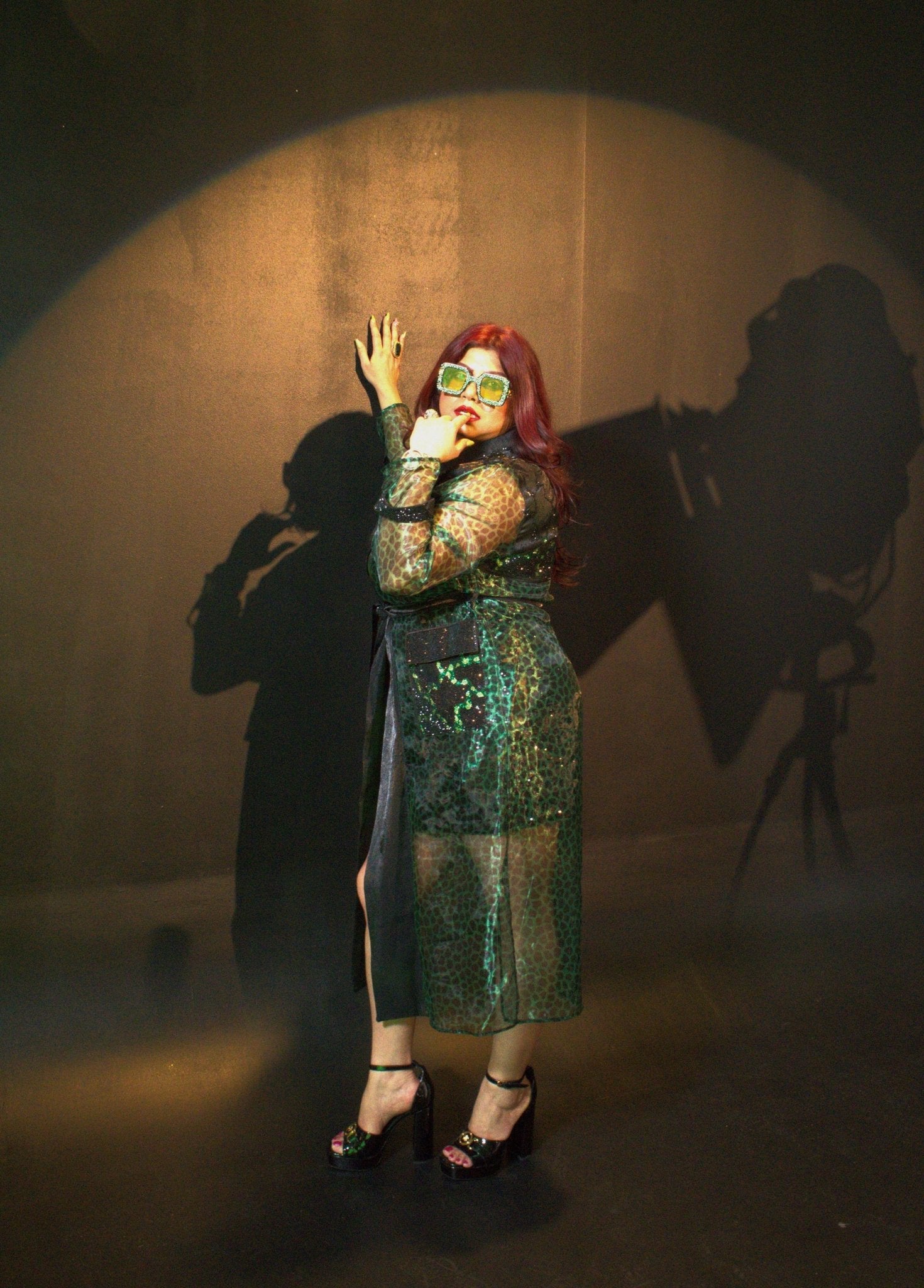 The Green Leopard Coat - GorgeousGul