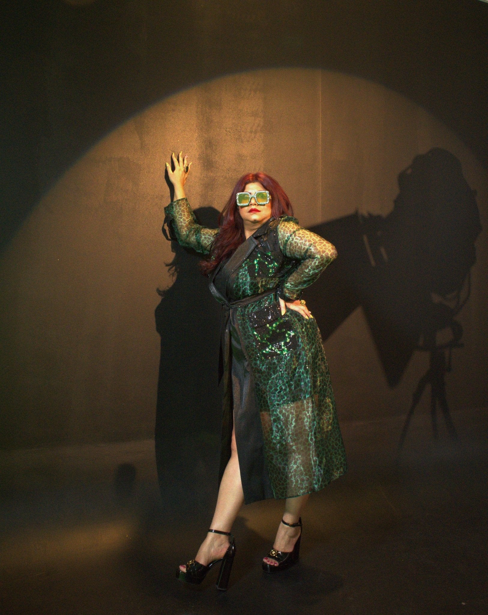 The Green Leopard Coat - GorgeousGul