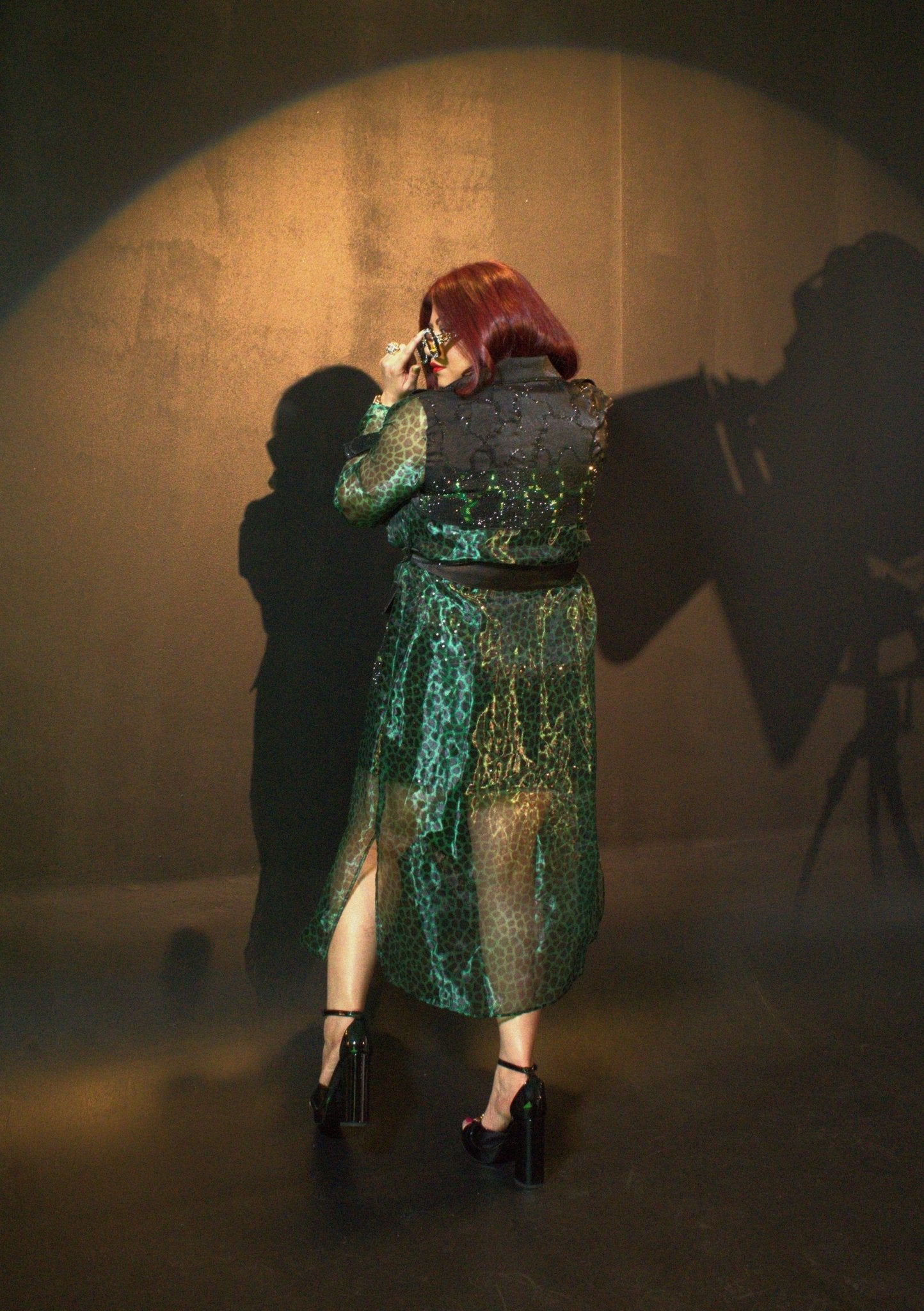 The Green Leopard Coat - GorgeousGul