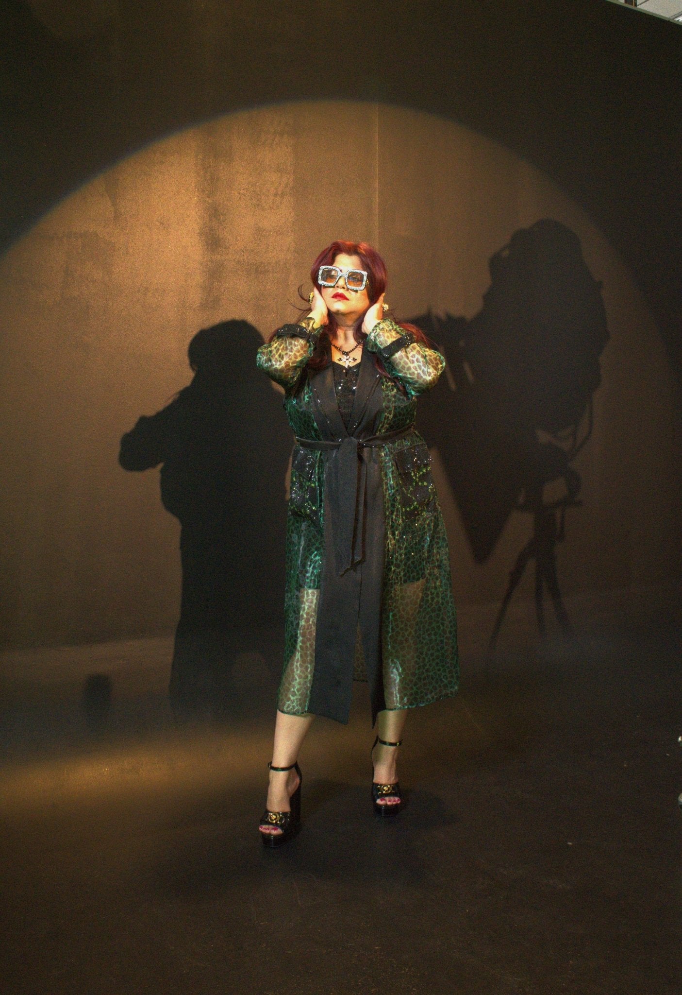 The Green Leopard Coat - GorgeousGul