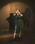 The Green Leopard Coat - GorgeousGul