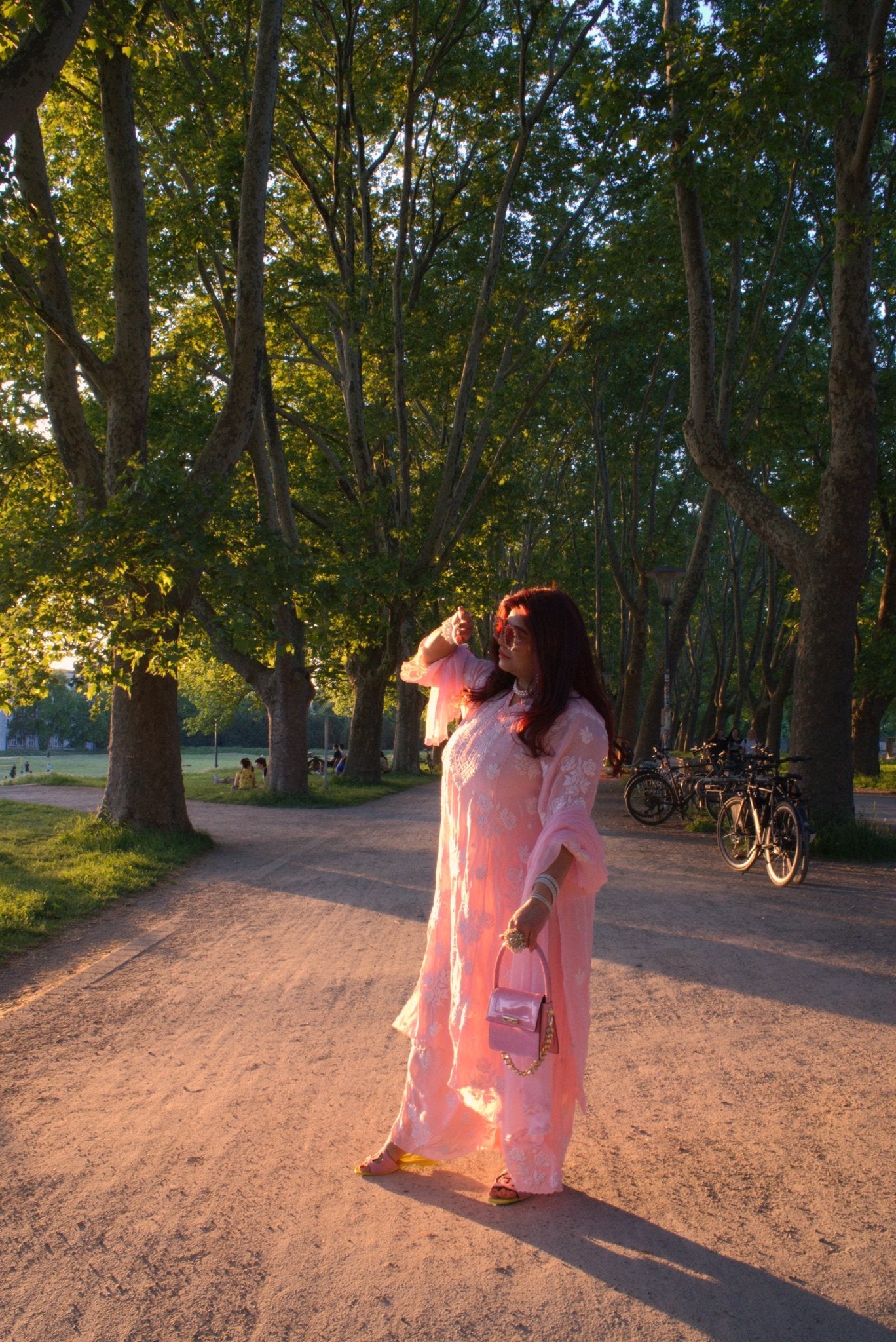Pink Indian Chikankari