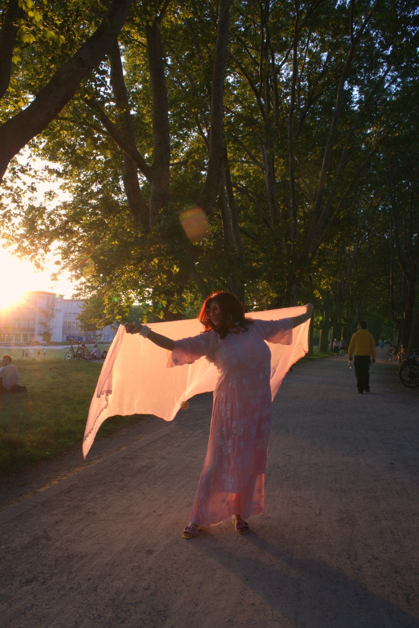 Pink Indian Chikankari