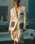 Art Line Patch Blazer - GorgeousGul