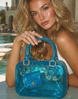 Blue Jelly Shoulder Bag - GorgeousGul