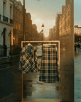 London Check Blazer Set - GorgeousGul