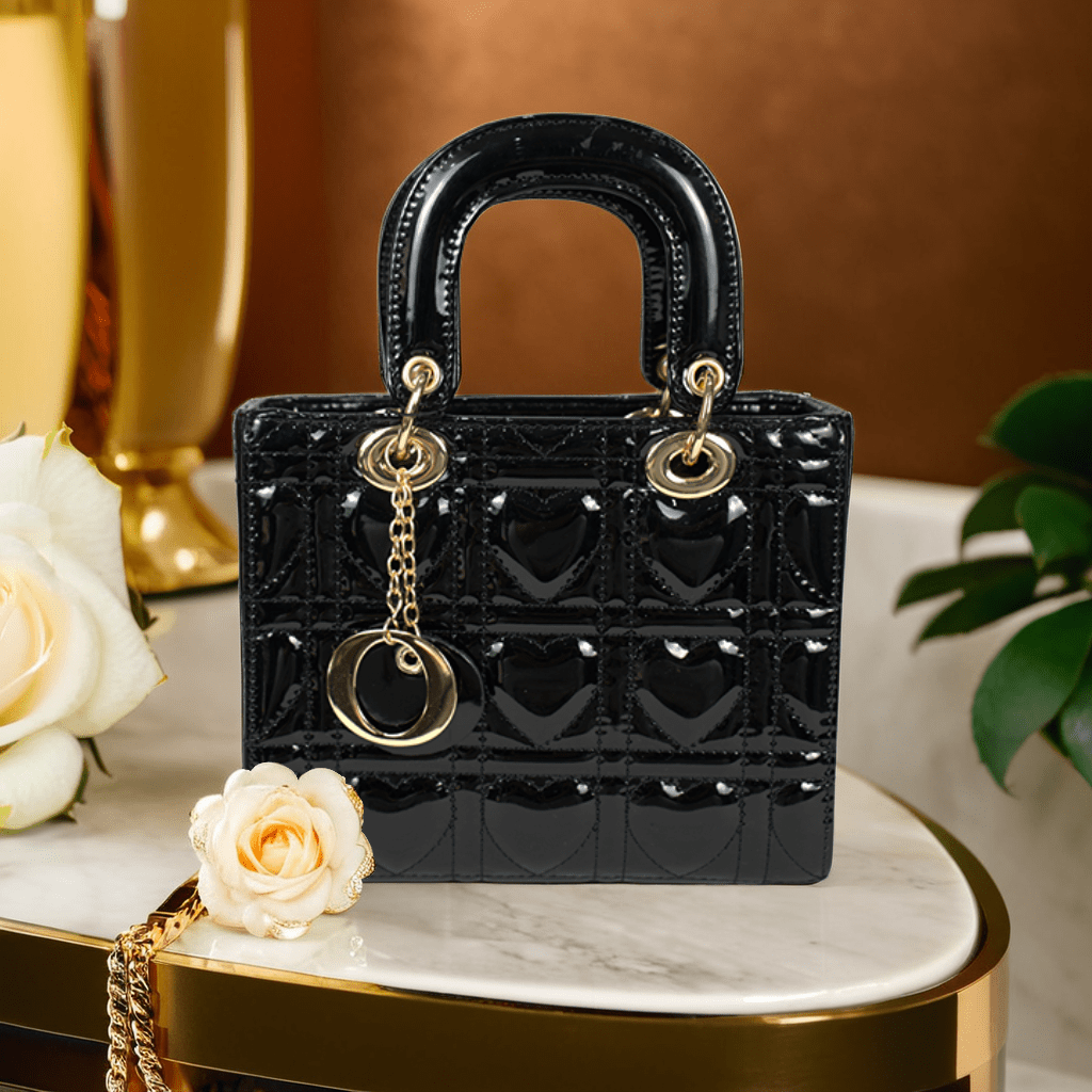 The Black Beauty Heart Bag - GorgeousGul