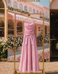 Candy Stripe Midi Dress - GorgeousGul