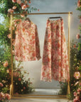 Blush Riviera Floral Chiffon Set - GorgeousGul
