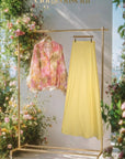 Sunset Garden Chiffon Shirt - GorgeousGul