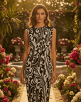 Black & White Elegant Dress