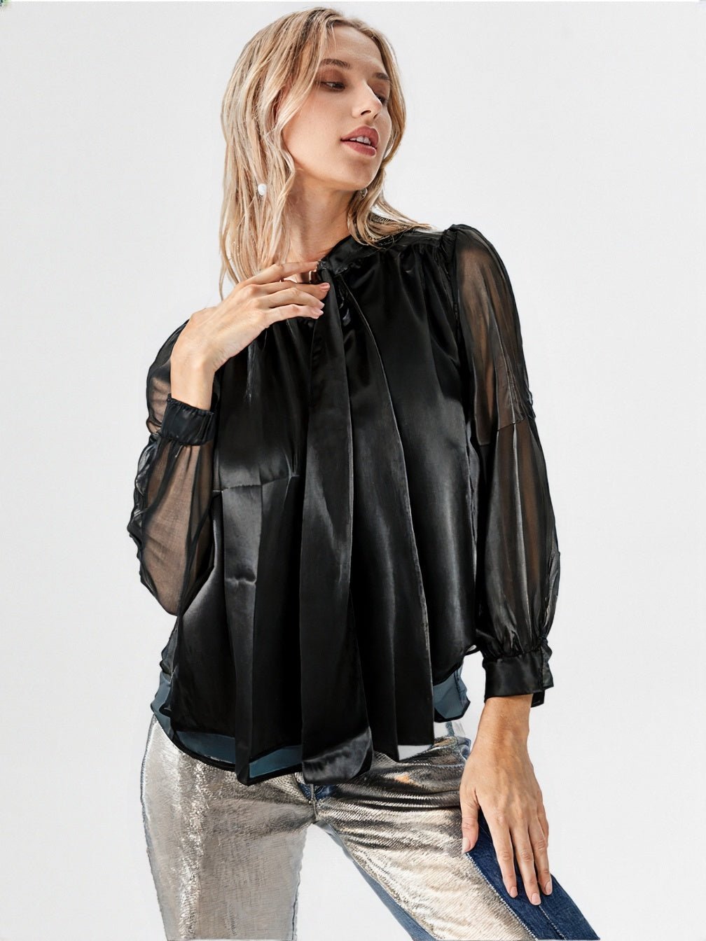 Black Glass Shirt - GorgeousGul