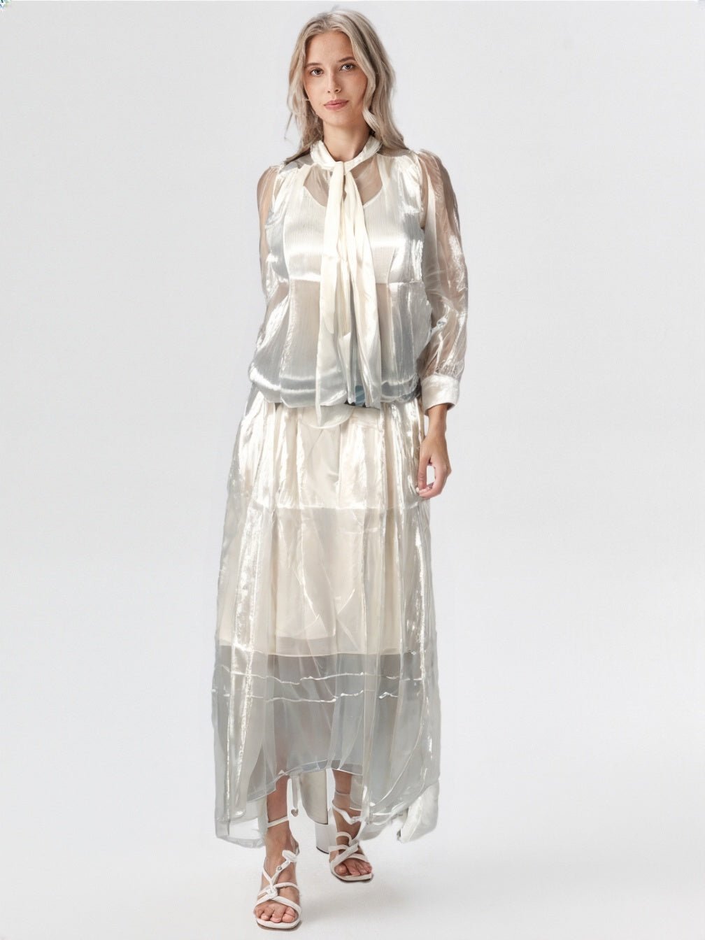 The White Glass Skirt - GorgeousGul