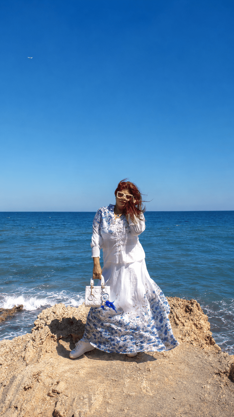 Santorini Blue Skirt Set - GorgeousGul
