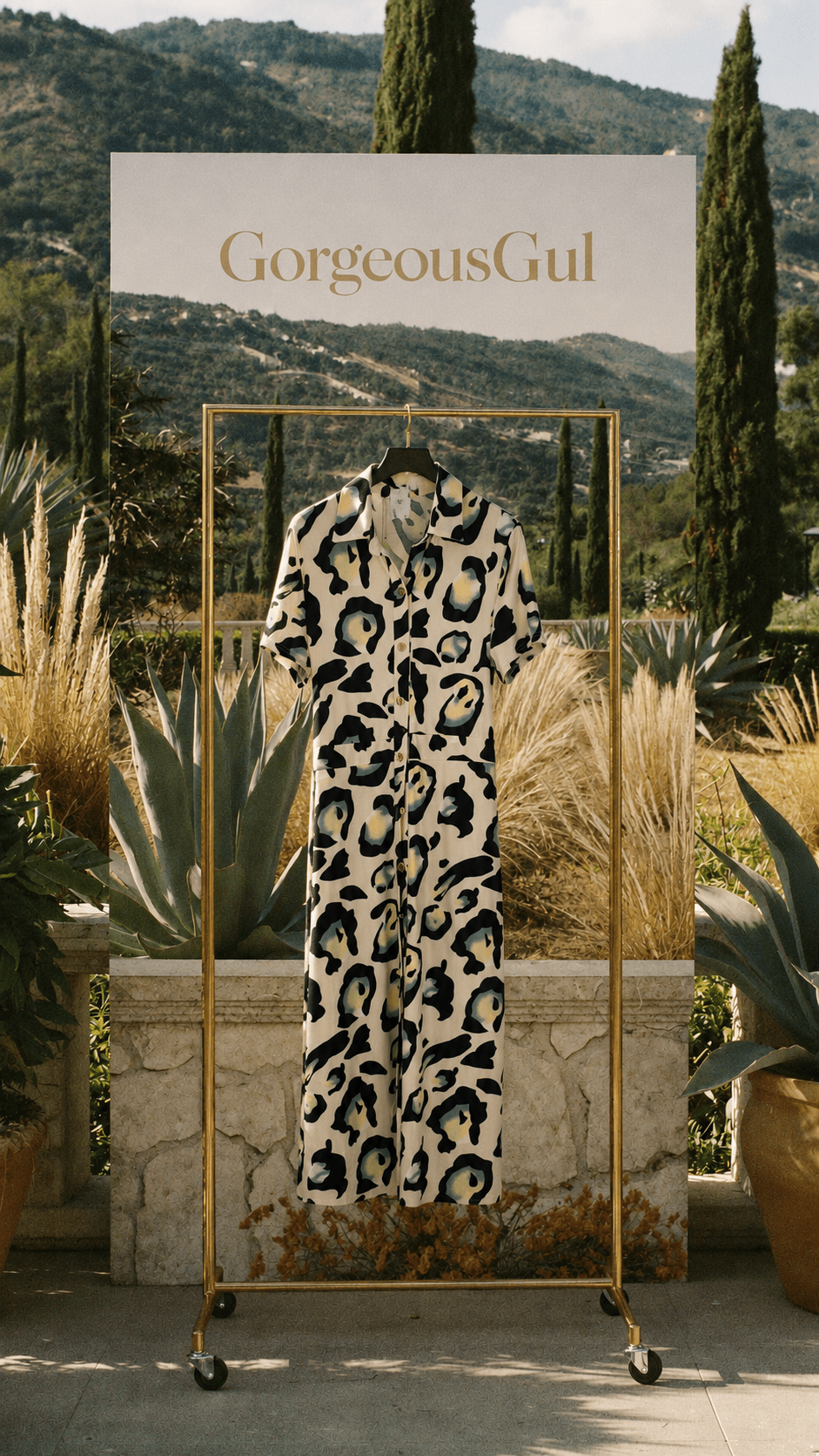 Ivory Safari Shirt Dress - GorgeousGul