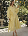 Lemon Garden Midi Dress - GorgeousGul