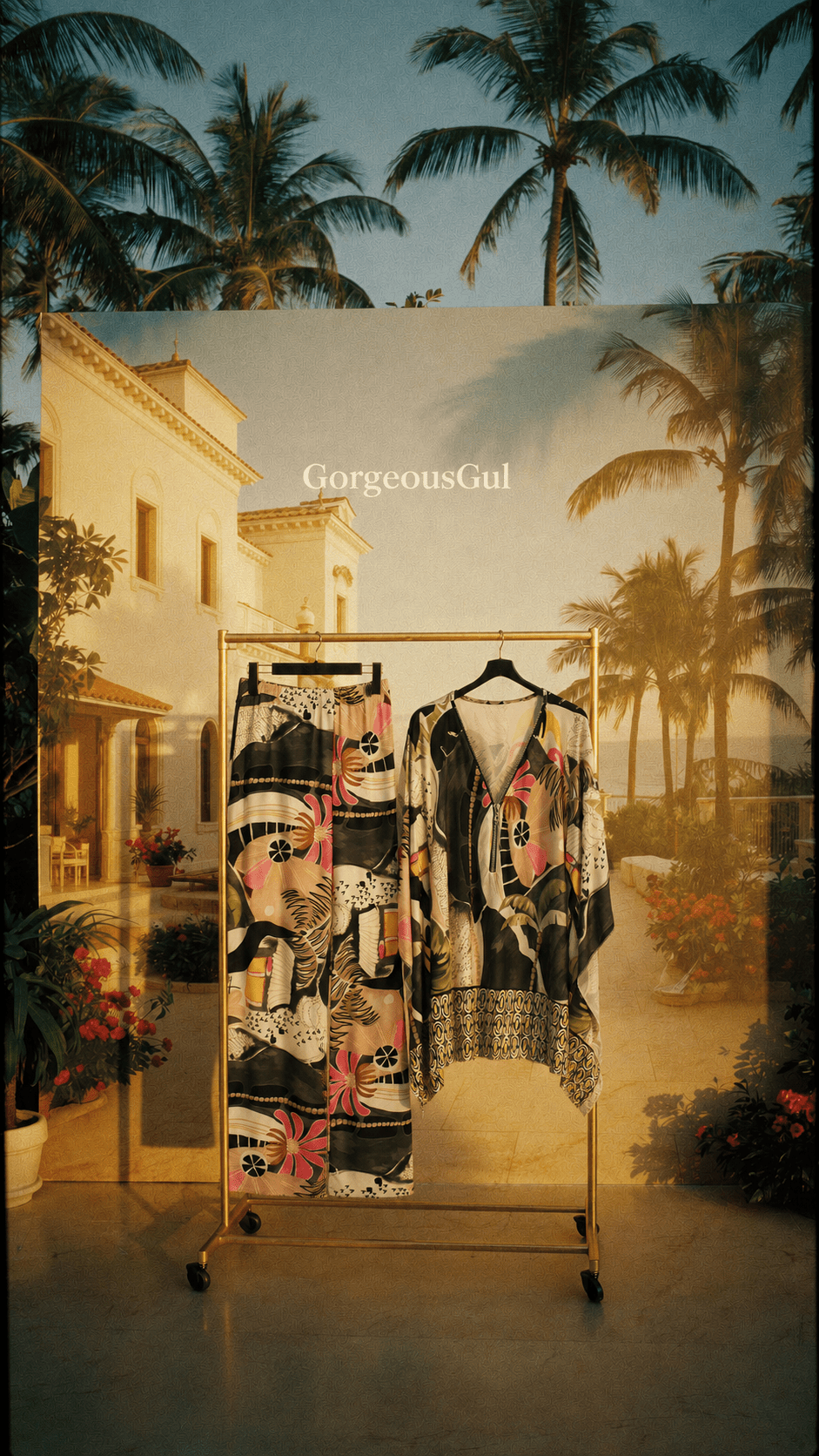 Black Palm Resort Set - GorgeousGul