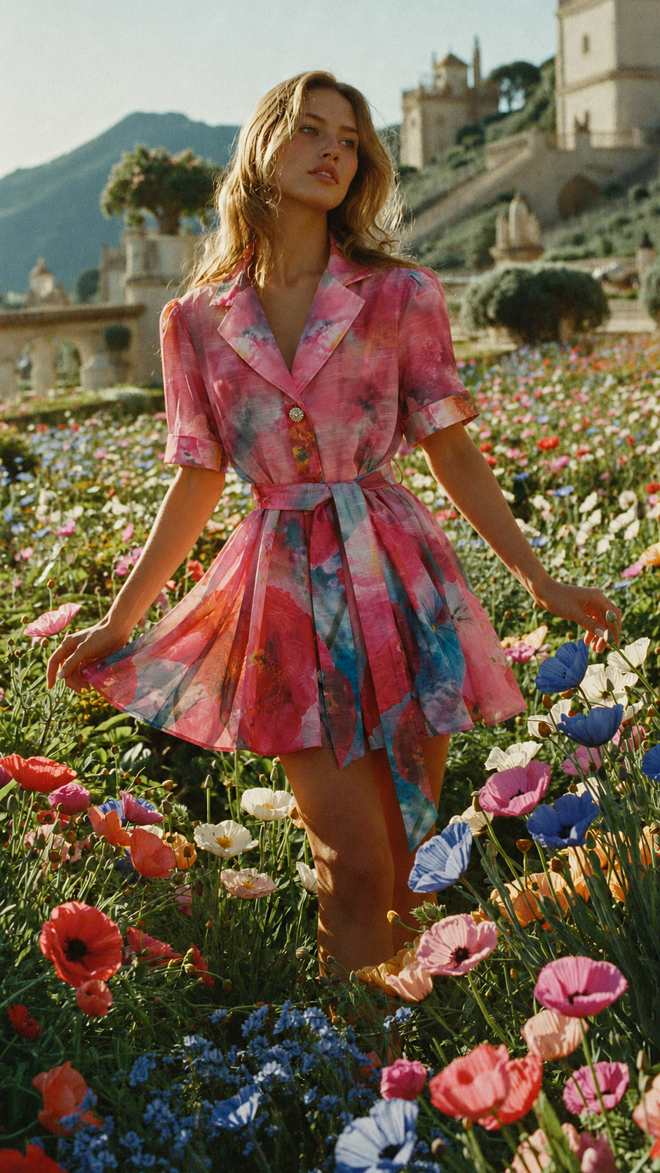 Rosalie Floral Mini Dress - GorgeousGul
