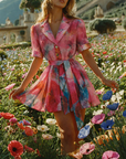 Rosalie Floral Mini Dress - GorgeousGul