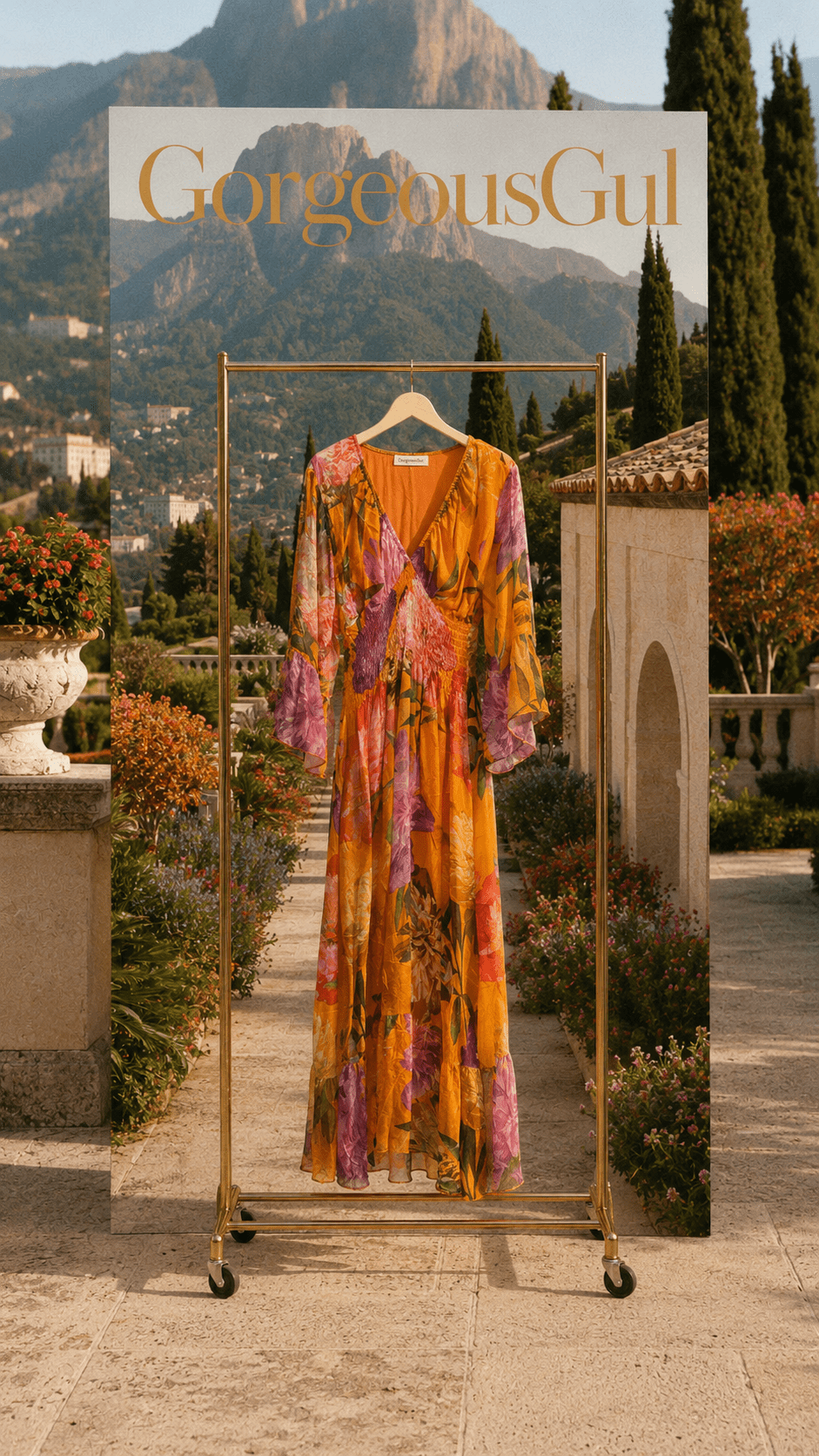 Orange Blossom Smocked Dress - GorgeousGul