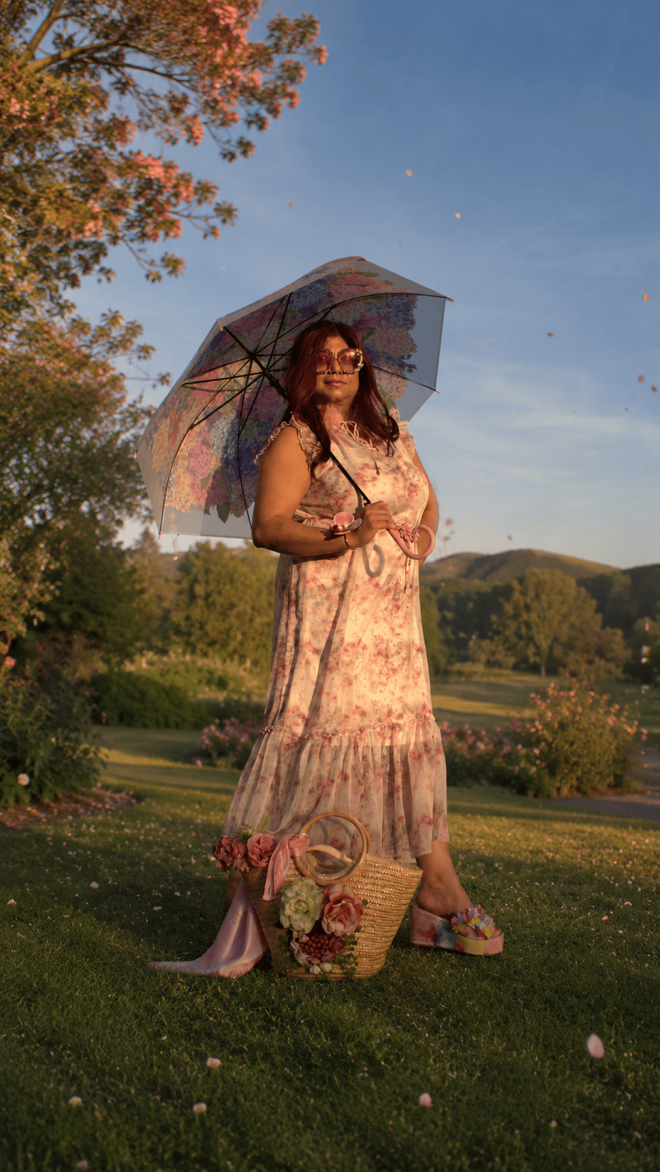 Pink Picnic Maxi Dress - GorgeousGul
