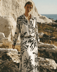 Black & White Floral Resort Set - GorgeousGul