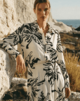 Black & White Floral Resort Set - GorgeousGul