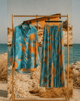 Turquoise Ember Shirt Set - GorgeousGul