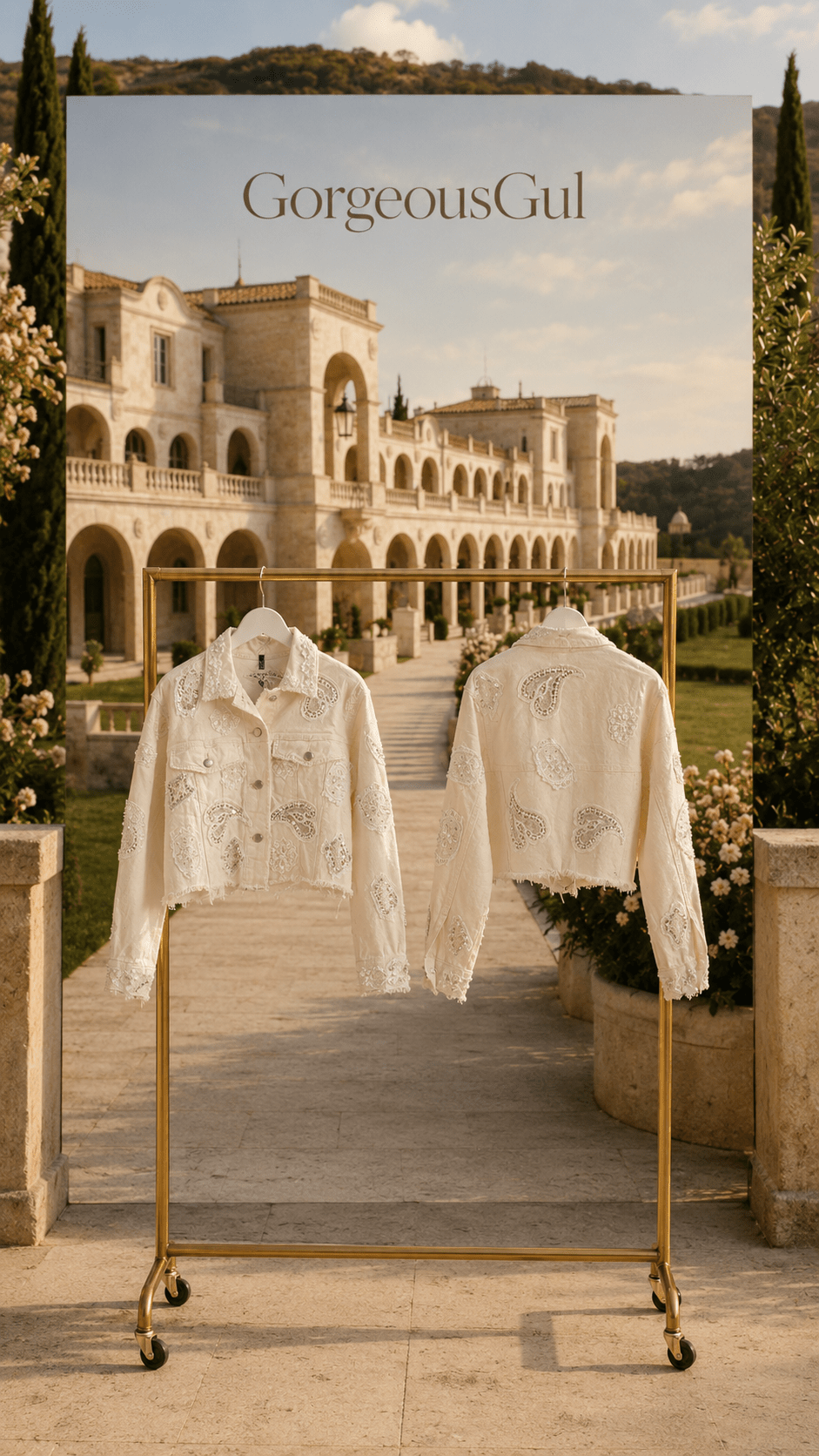 Ivory Pearl Cropped Jacket - GorgeousGul