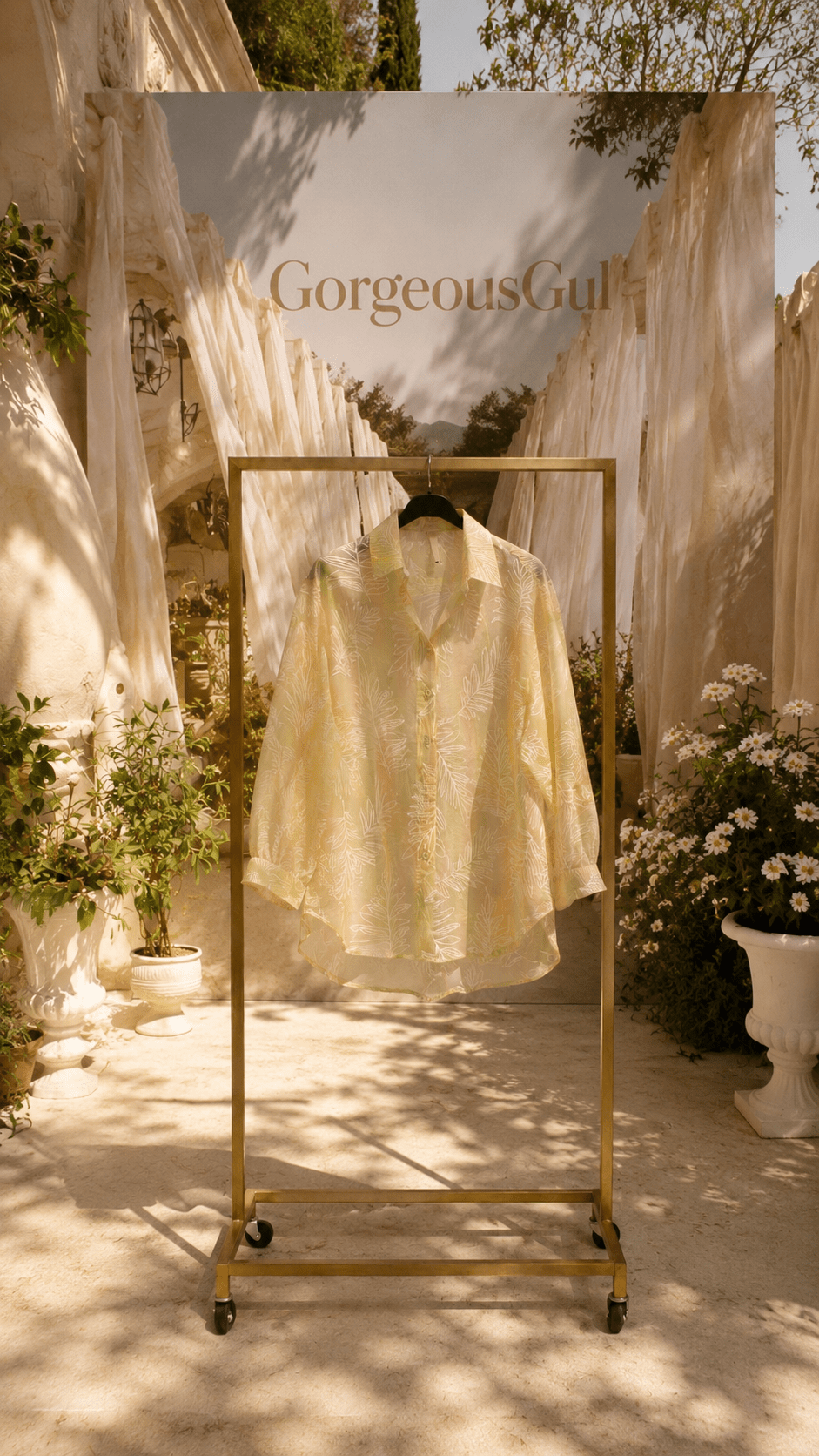 Sunlit Botanical Top - GorgeousGul