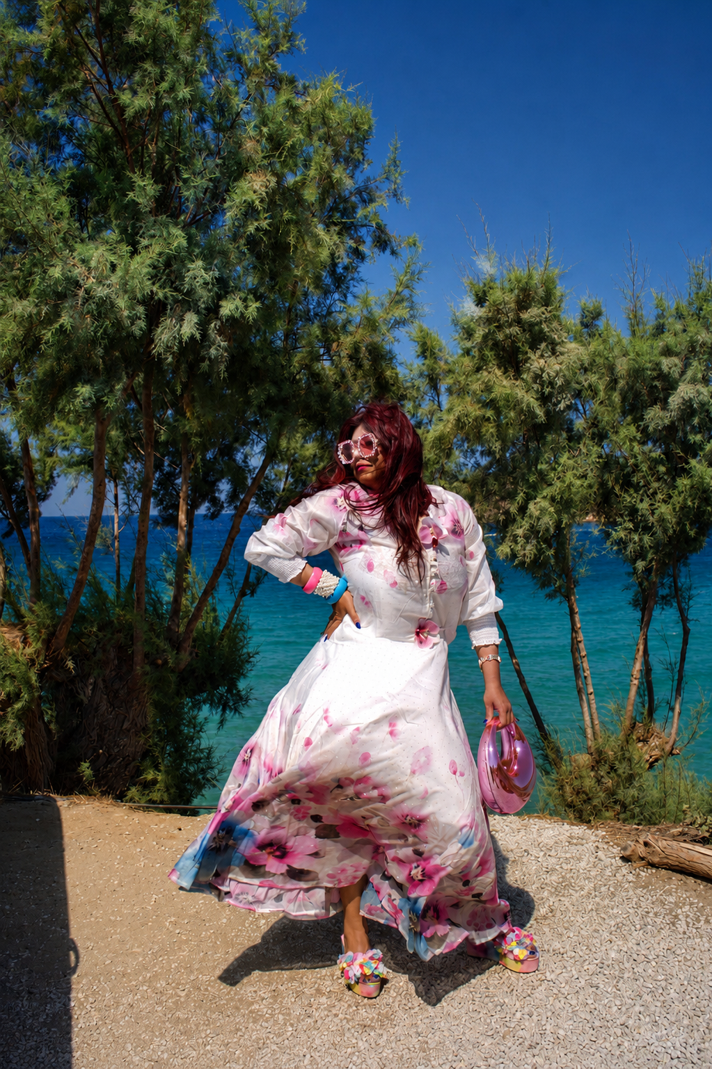 Blush Lagoon Skirt Set - GorgeousGul