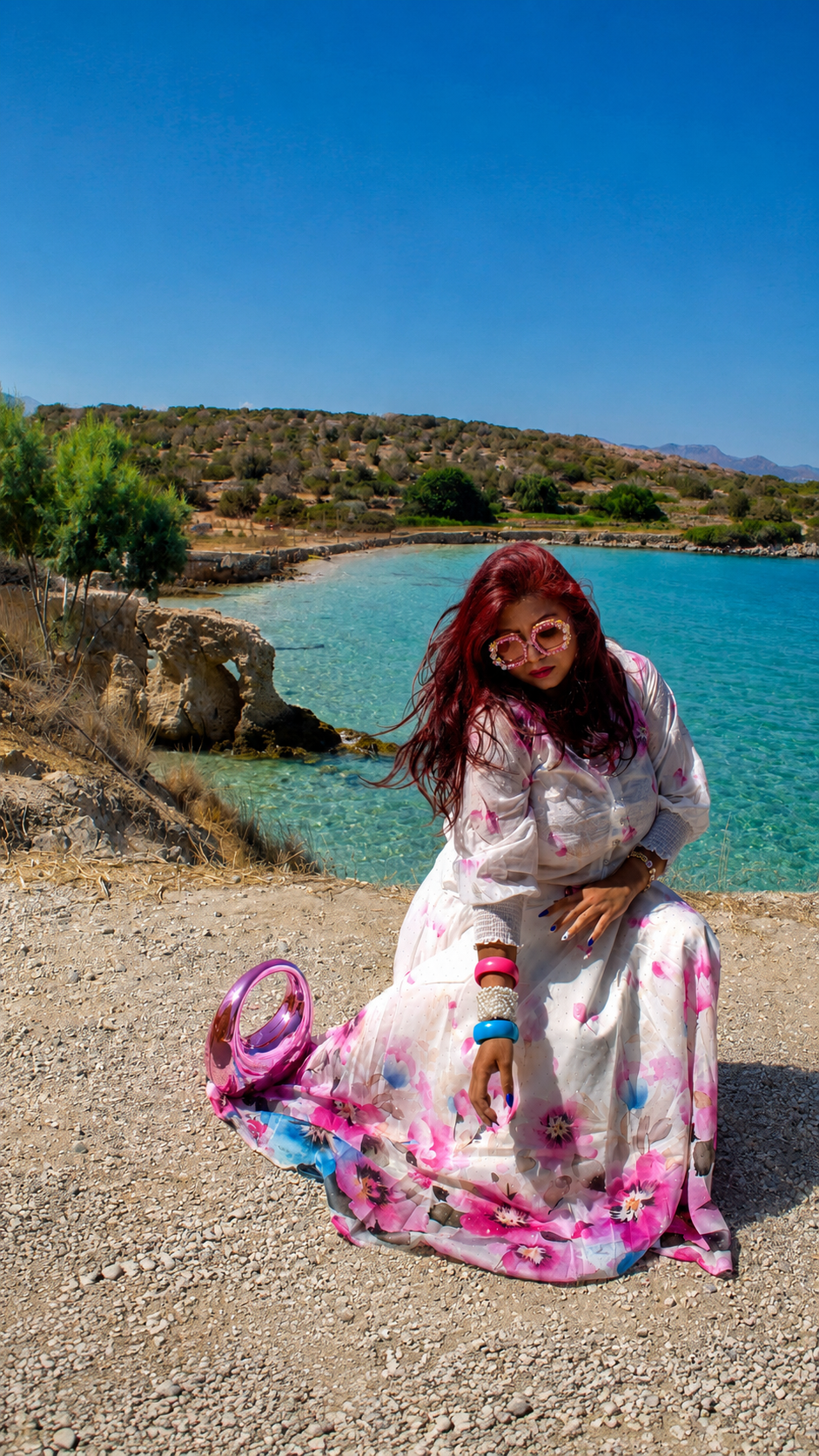 Blush Lagoon Skirt Set - GorgeousGul