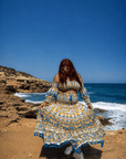 Azure Citrus Skirt Set - GorgeousGul