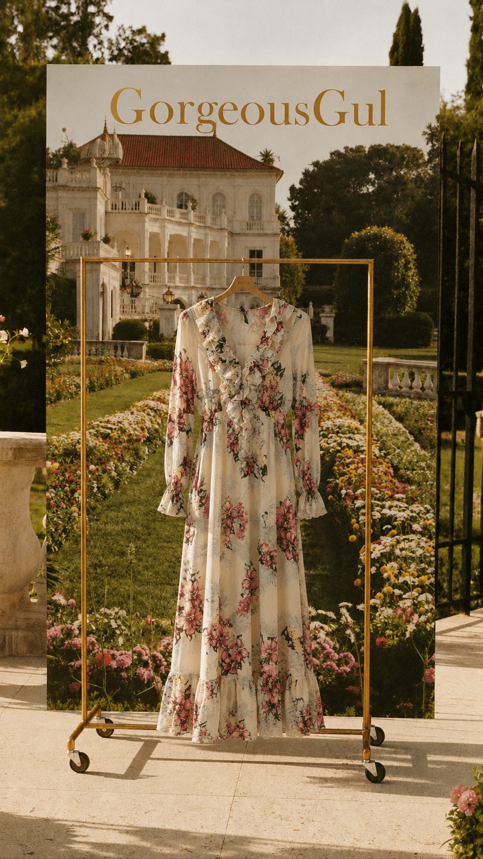 Romantic Bloom Ruffle Dress - GorgeousGul